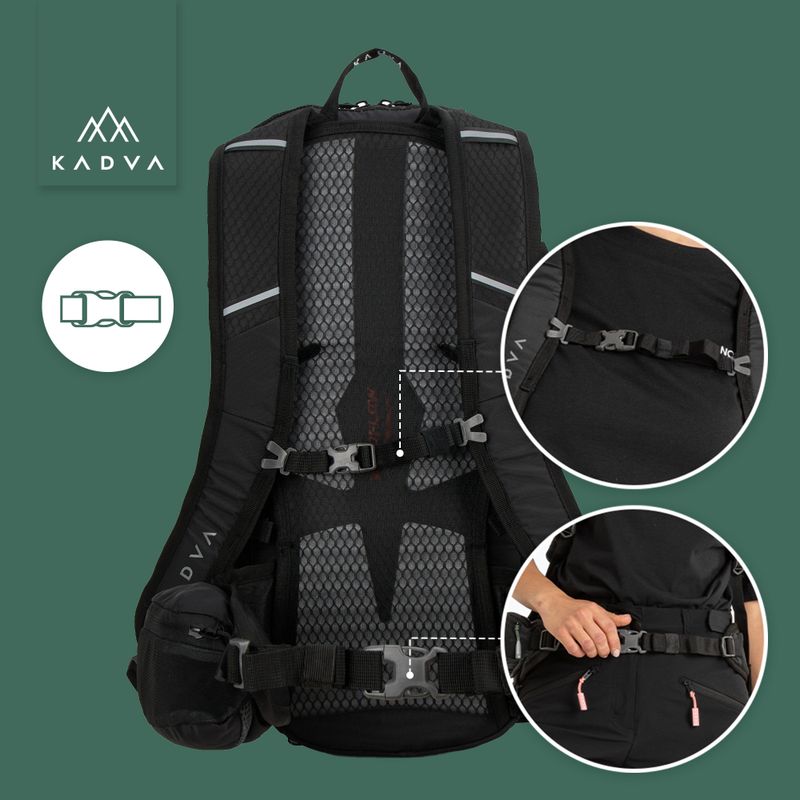 Plecak turystyczny KADVA Escapada 20 l czarny 22