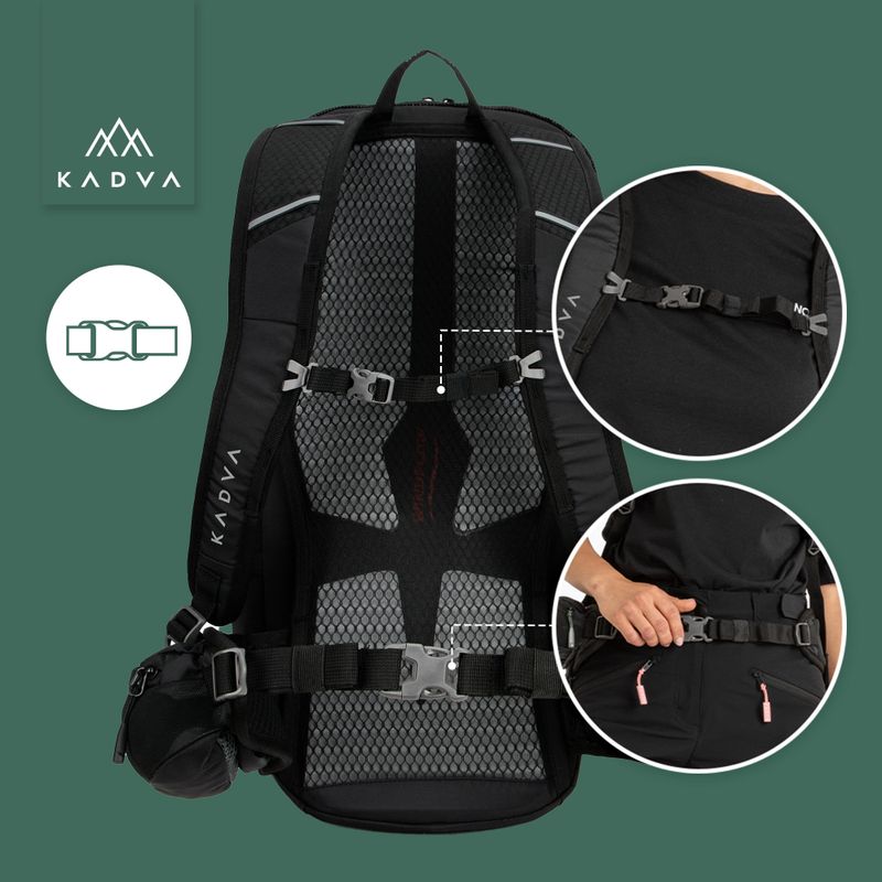 Plecak turystyczny KADVA Escapada 30 l czarny 27