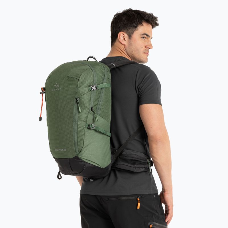 Plecak turystyczny KADVA Escapada 30 l zielony 2