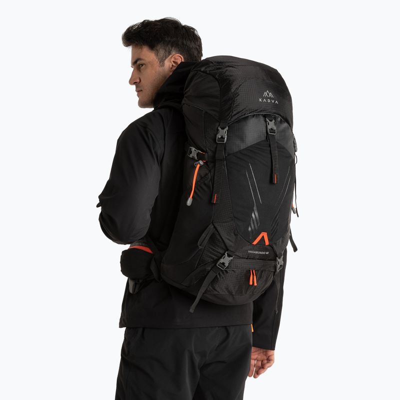 Plecak trekkingowy KADVA Vagabundo 40 l czarny 12