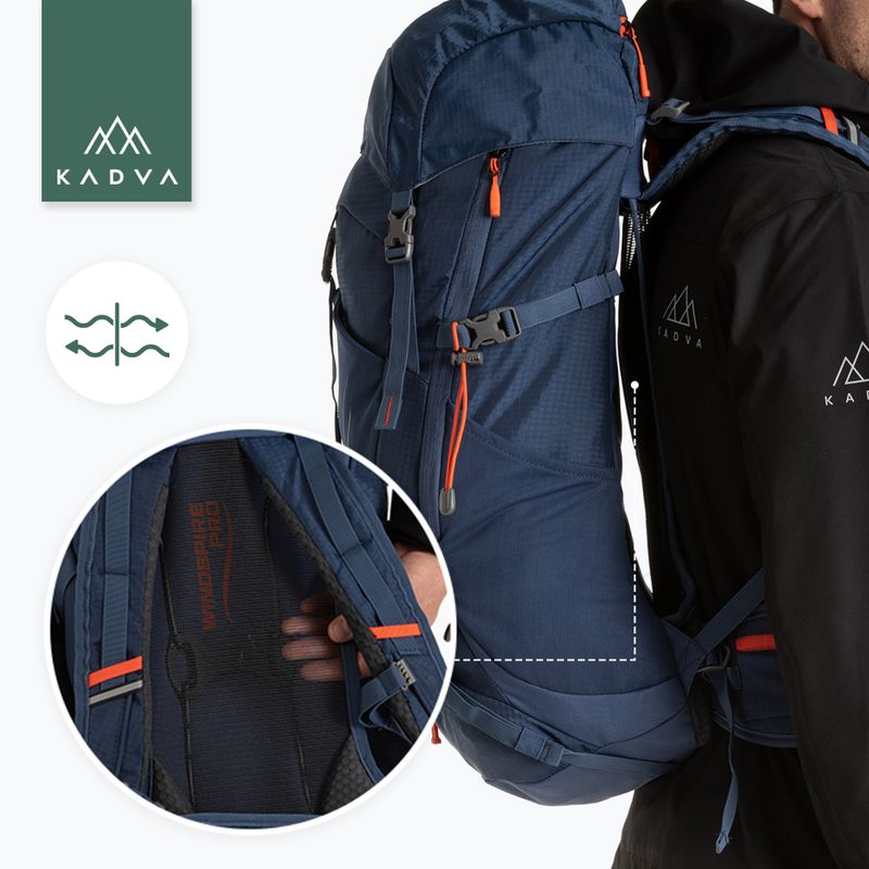 Plecak trekkingowy KADVA Vagabundo 40 l niebieski 26