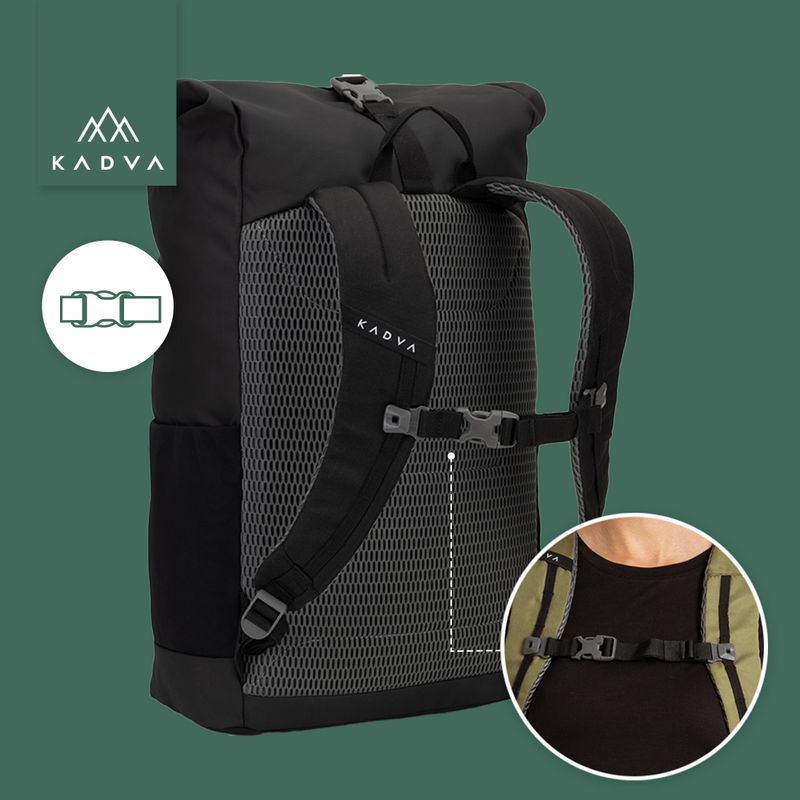 Plecak miejski KADVA Companion 20 l czarny 8