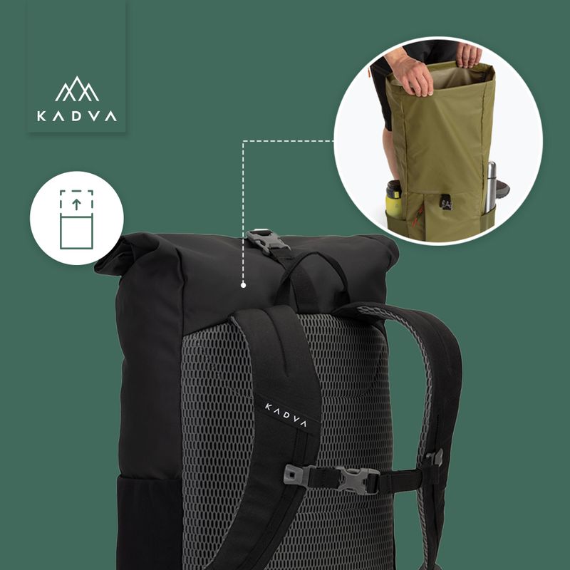 Plecak miejski KADVA Companion 20 l czarny 10