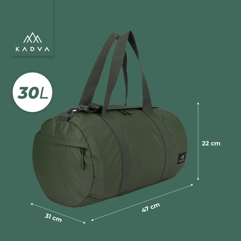 Torba treningowa KADVA CityQuest 30 l zielony 10