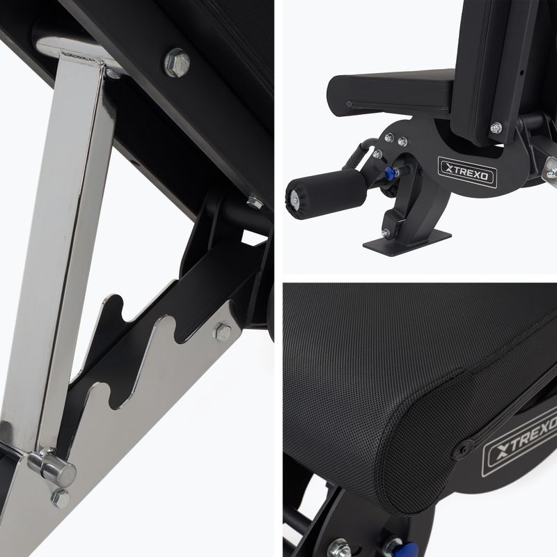 Ławka treningowa XTREXO Ajax czarny 6