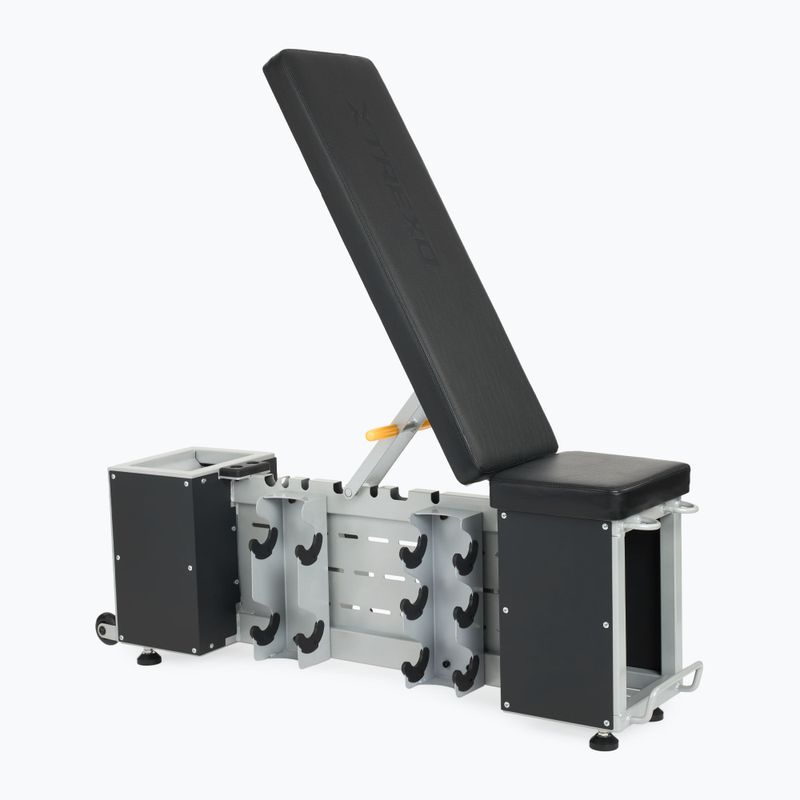 Ławka treningowa XTREXO Storage Regulowana czarny