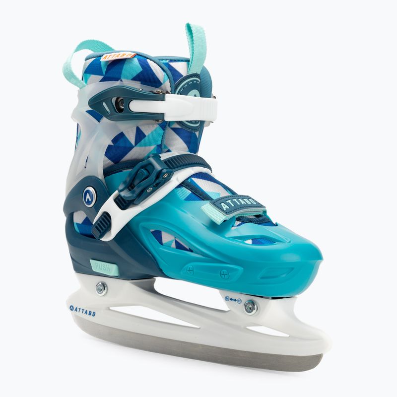 Łyżworolki dziecięce ATTABO 2 w 1  Flashled regulowane niebieski 11