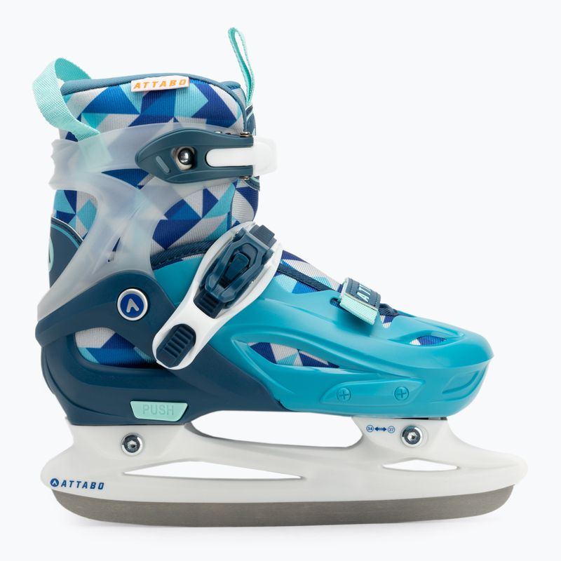 Łyżworolki dziecięce ATTABO 2 w 1  Flashled regulowane niebieski 12