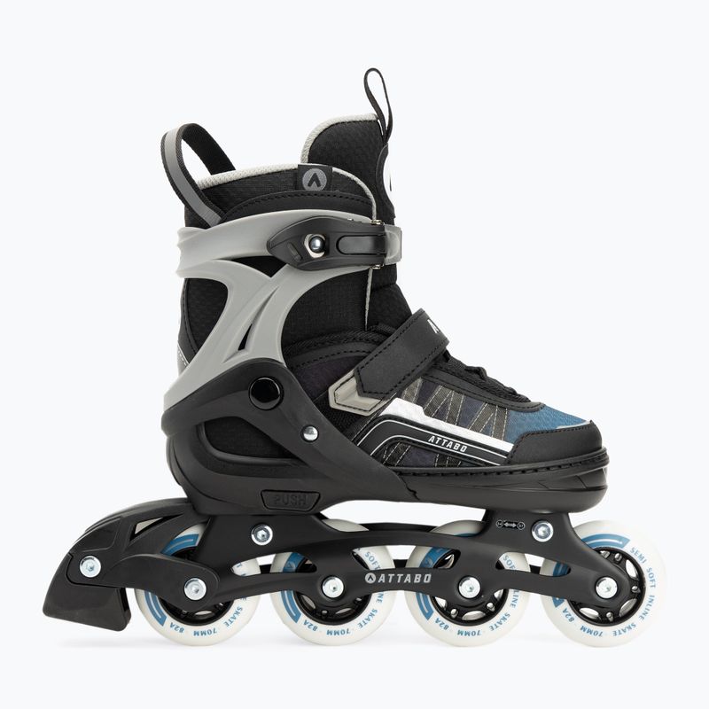 Łyżworolki dziecięce ATTABO Bladeroll 2 w 1 regulowane niebieski 4