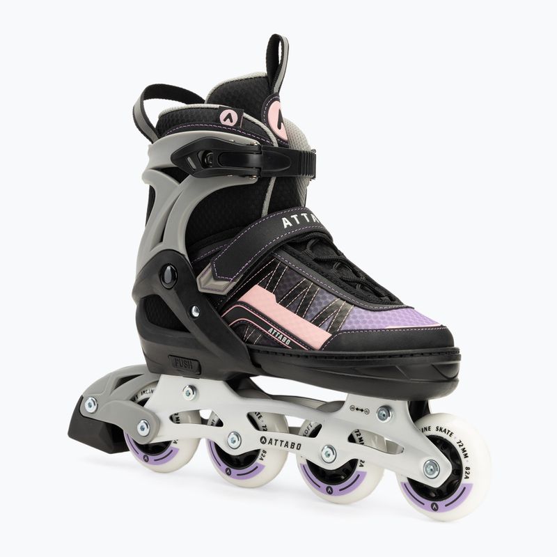 Łyżworolki dziecięce ATTABO Bladeroll 2 w 1 regulowane różowy 3