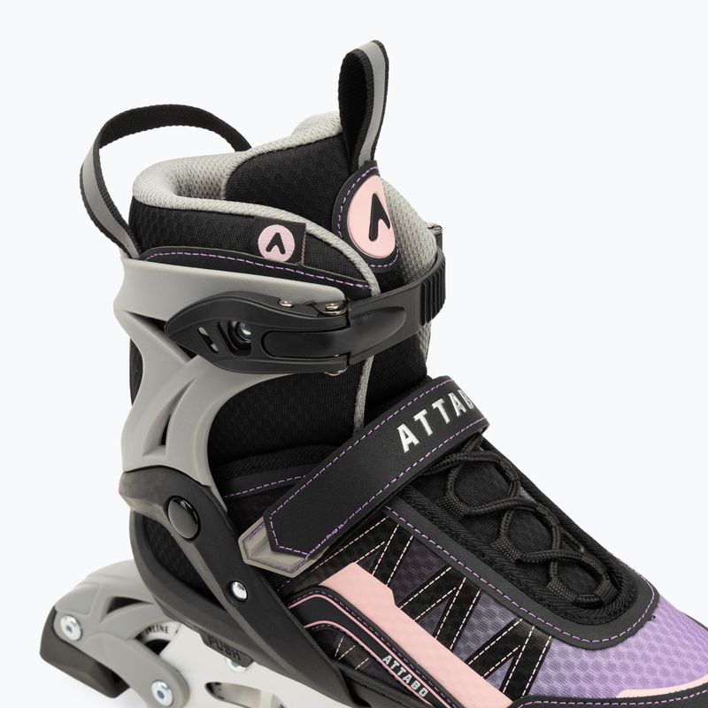 Łyżworolki dziecięce ATTABO Bladeroll 2 w 1 regulowane różowy 6