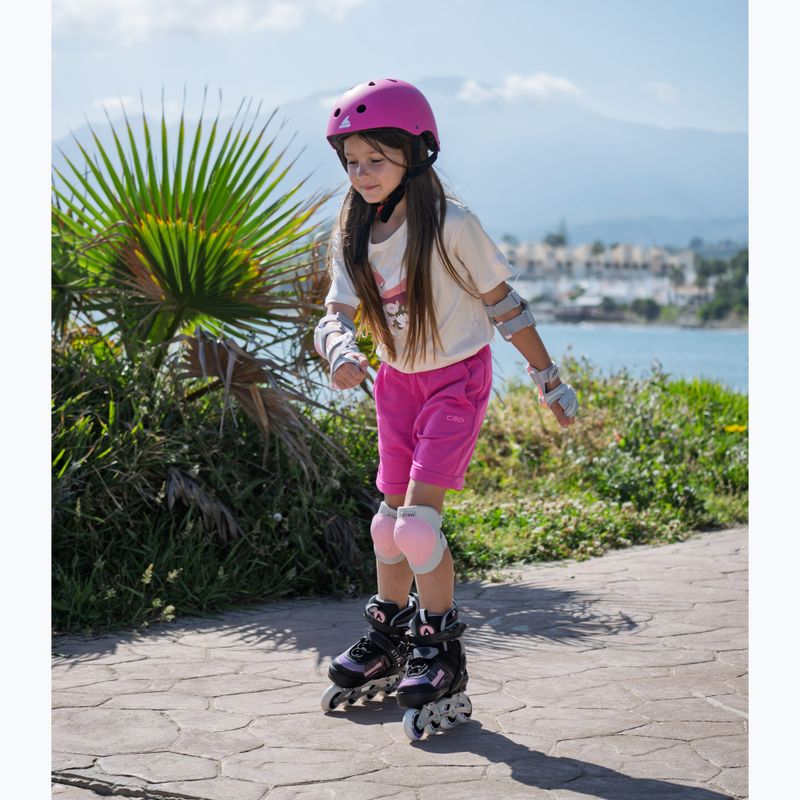 Łyżworolki dziecięce ATTABO Bladeroll 2 w 1 regulowane różowy 12
