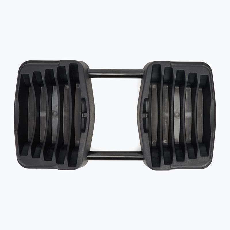 Podstawka XTREXO do sztangi regulowanej + hantla 2w1 TRX-ABD40 czarny 3