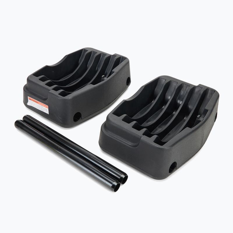 Podstawka XTREXO do sztangi regulowanej + hantla 2w1 TRX-ABD40 czarny 4