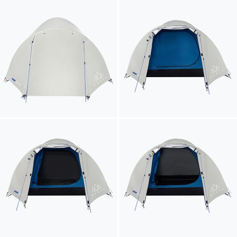 Namiot kempingowy 4-osobowy KADVA CAMPdome 4 szary 4