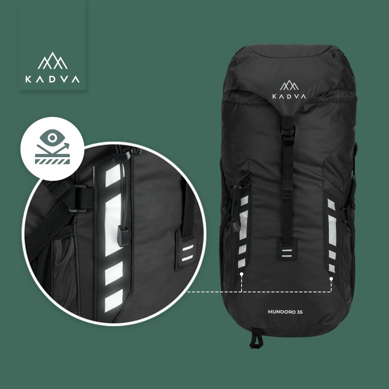 Plecak turystyczny KADVA Mundoro 35 l czarny 17