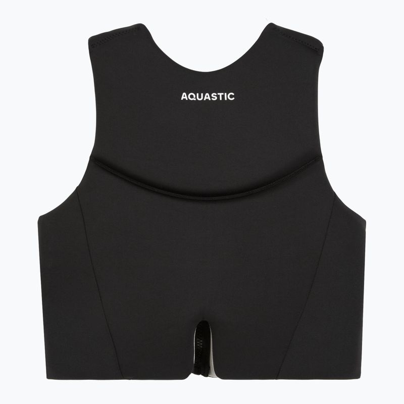 Kamizelka asekuracyjna AQUASTIC Omni 50N neoprenowa czarny 2