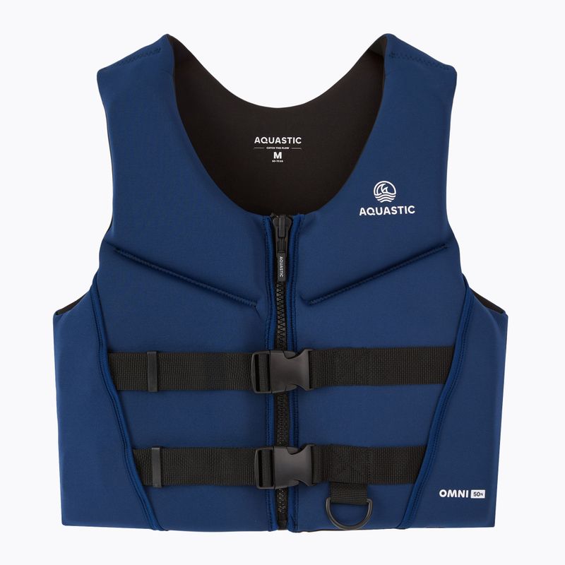 Kamizelka asekuracyjna AQUASTIC Omni 50N neoprenowa niebieski