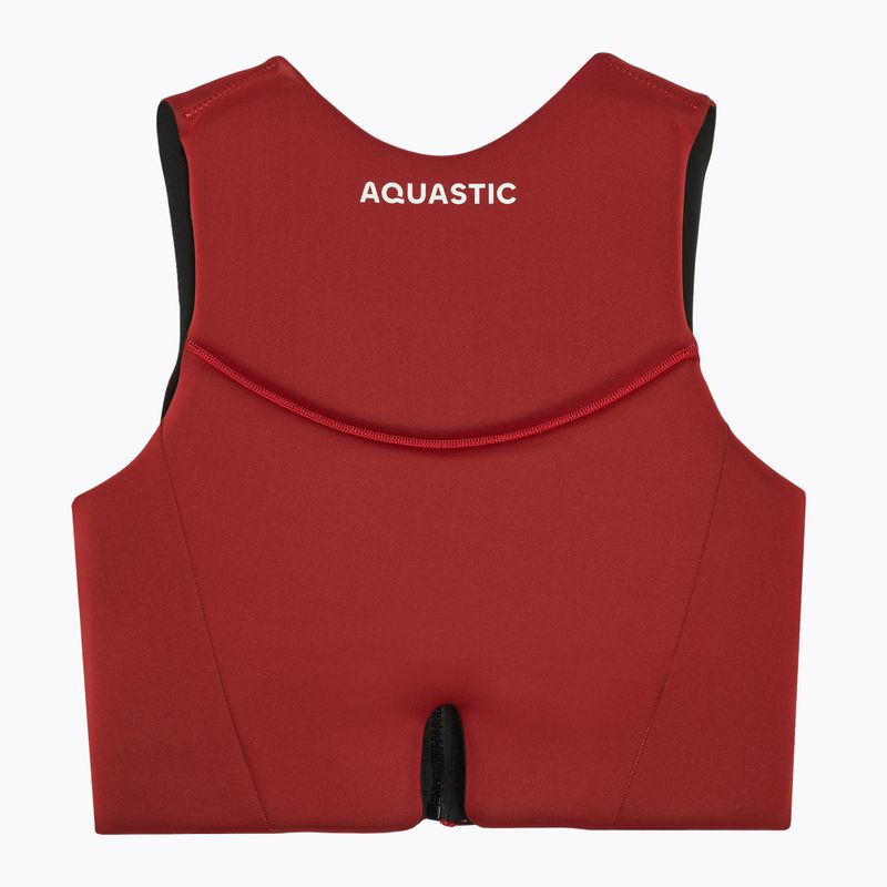 Kamizelka asekuracyjna AQUASTIC Omni 50N neoprenowa czerwony 2