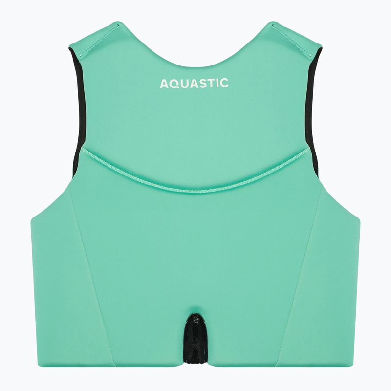 Kamizelka asekuracyjna AQUASTIC Omni 50N neoprenowa turkusowy 2