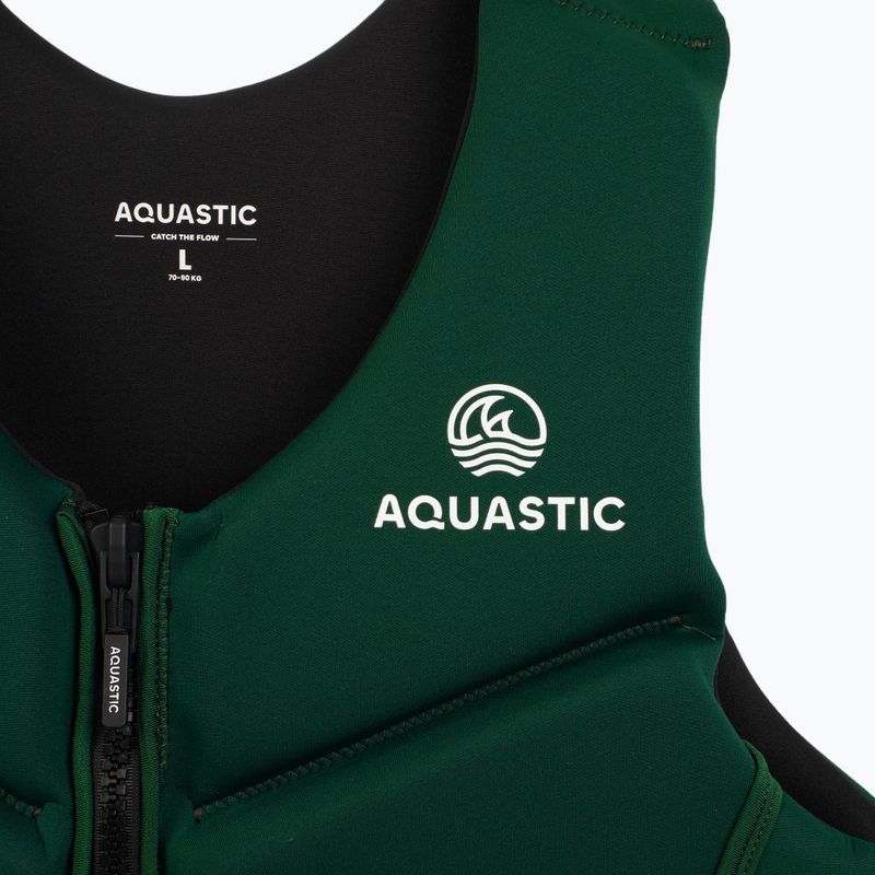 Kamizelka asekuracyjna AQUASTIC Omni 50N neoprenowa zielony 5