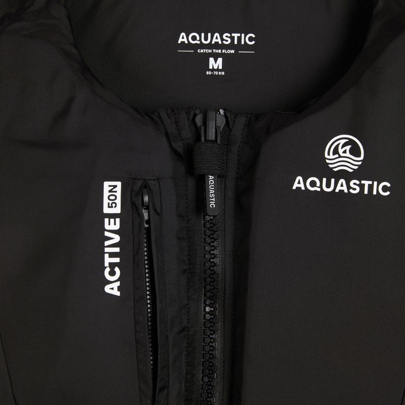 Kamizelka asekuracyjna AQUASTIC Active 50N czarny 3