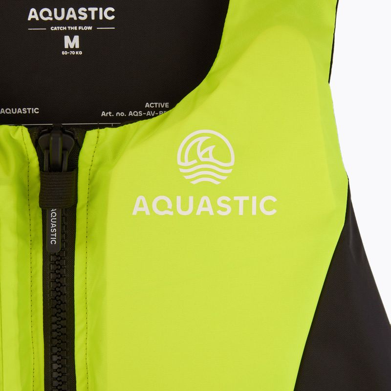 Kamizelka asekuracyjna AQUASTIC Active 50N żółty 3