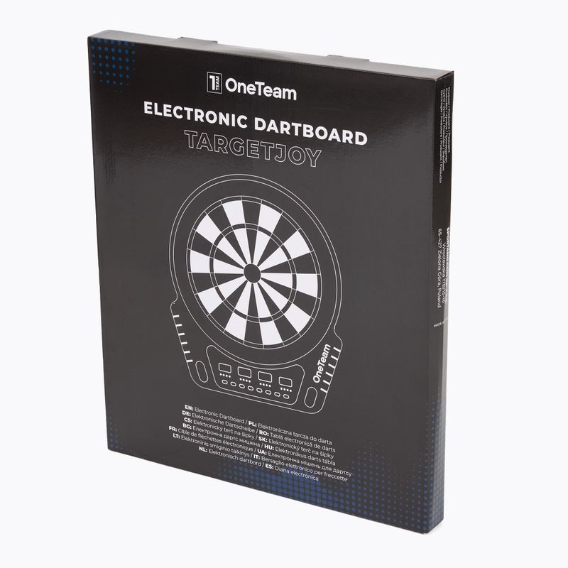 Tarcza do darta elektroniczna OneTeam TargetJoy czarny 10