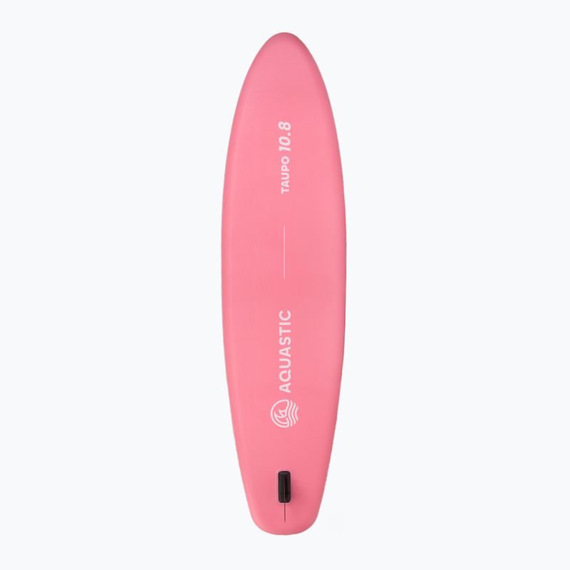 Zestaw deska SUP pompowana AQUASTIC Taupo 10'8" allround różowy 4