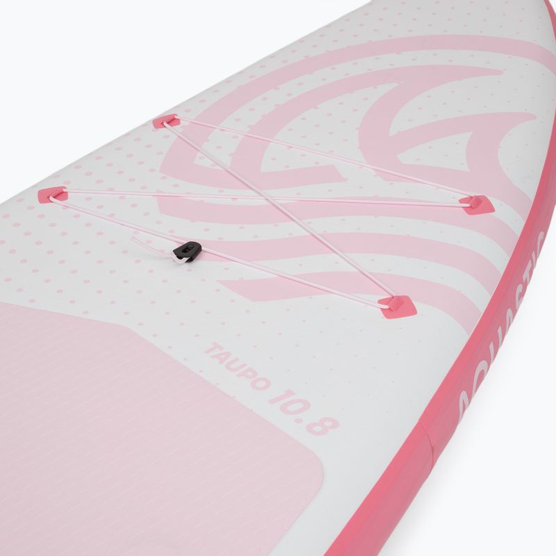 Zestaw deska SUP pompowana AQUASTIC Taupo 10'8" allround różowy 7