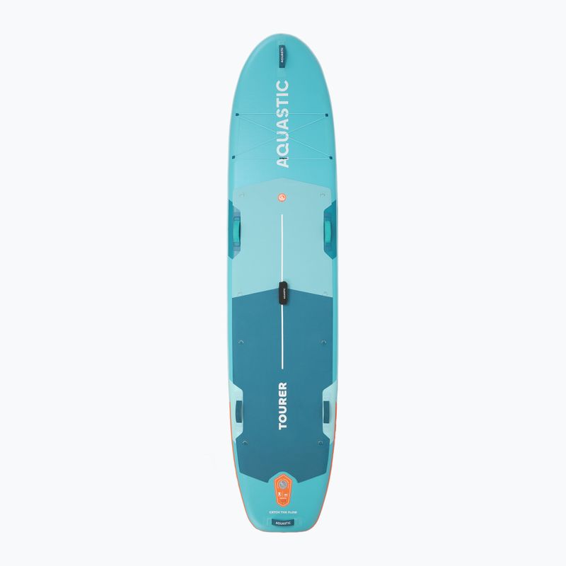 Zestaw deska SUP pompowana AQUASTIC Tourer 12'0" 2-os zielony 4