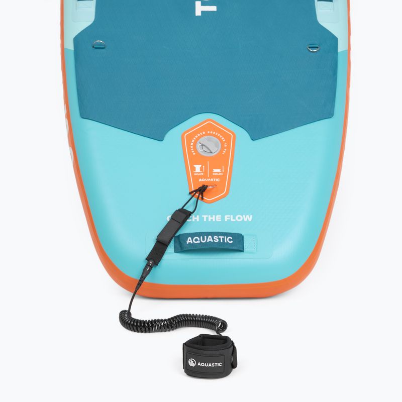 Zestaw deska SUP pompowana AQUASTIC Tourer 12'0" 2-os zielony 14