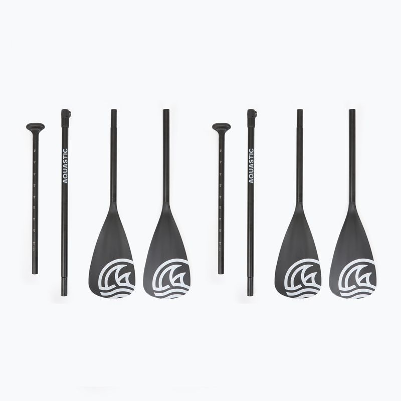 Zestaw deska SUP pompowana AQUASTIC Tourer 12'0" 2-os zielony 17