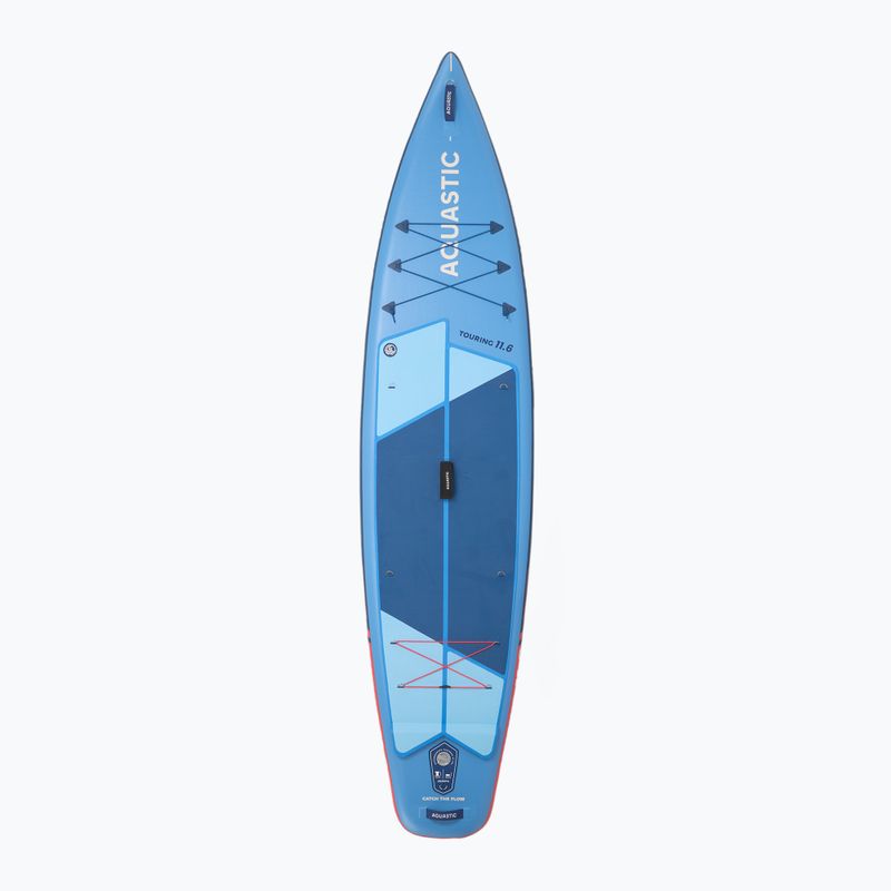 Zestaw deska SUP pompowana AQUASTIC Touring 11'6" niebieski 4