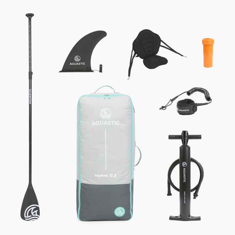 Deska SUP AQUASTIC Touring 11'6" niebieski 8