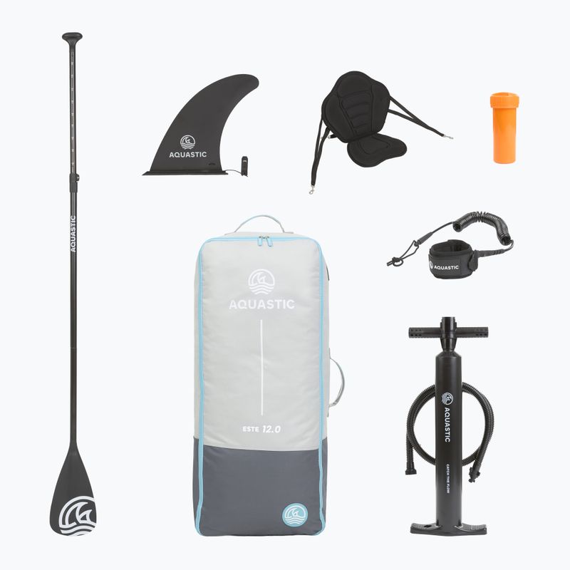 Deska SUP AQUASTIC Este 12'0" niebieski 19