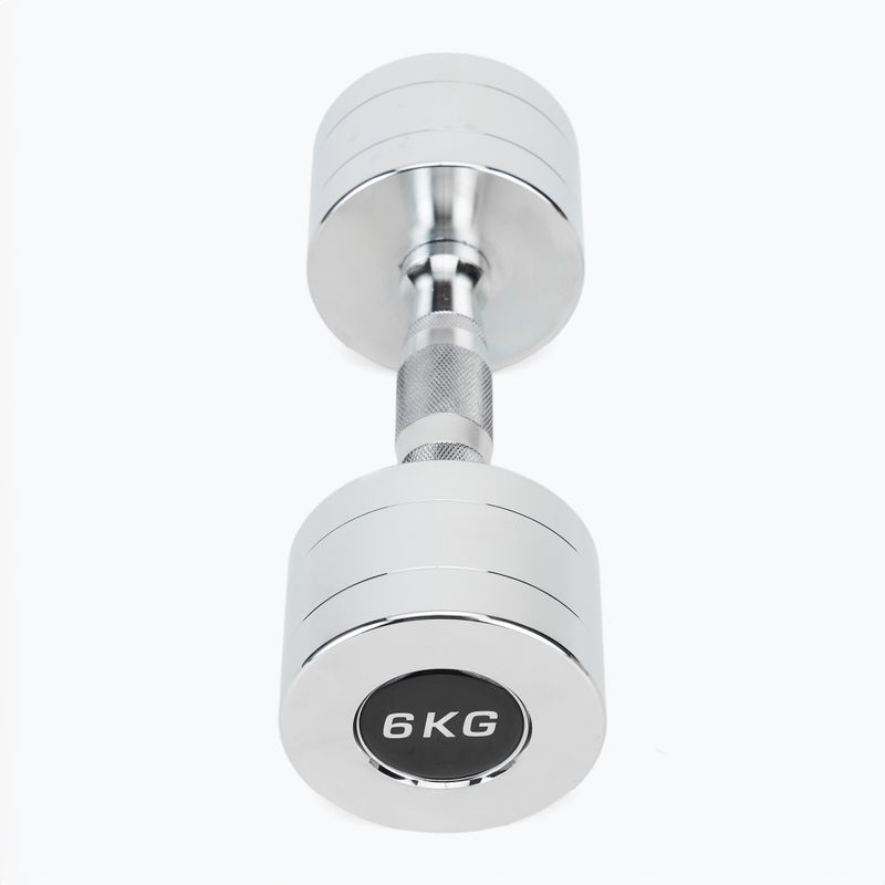 Hantle chromowane XTREXO 2x6 kg srebrny 2