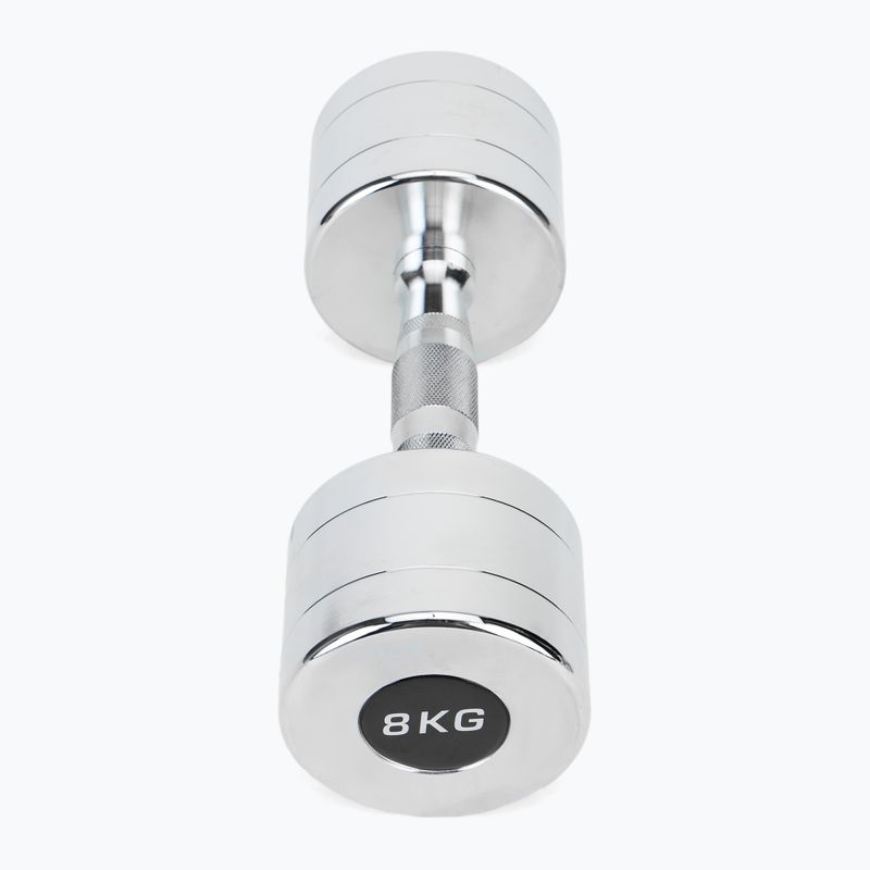 Hantle chromowane XTREXO 2x8 kg srebrny 2