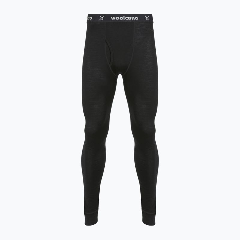 Spodnie termoaktywne męskie WOOLCANO 100% Merion PANT0539 czarny 6