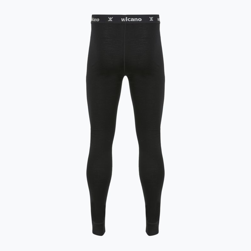 Spodnie termoaktywne męskie WOOLCANO 100% Merion PANT0539 czarny 7