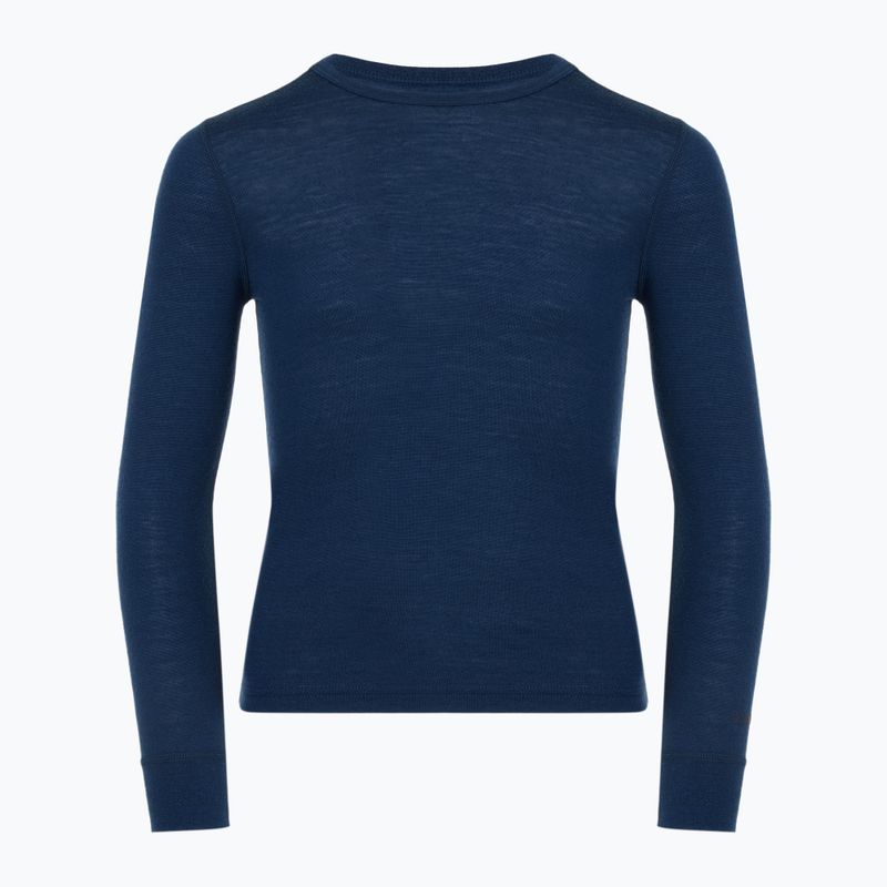 Komplet bielizny termoaktywnej dziecięcej WOOLCANO Merino 100% SET0683 granatowy 4