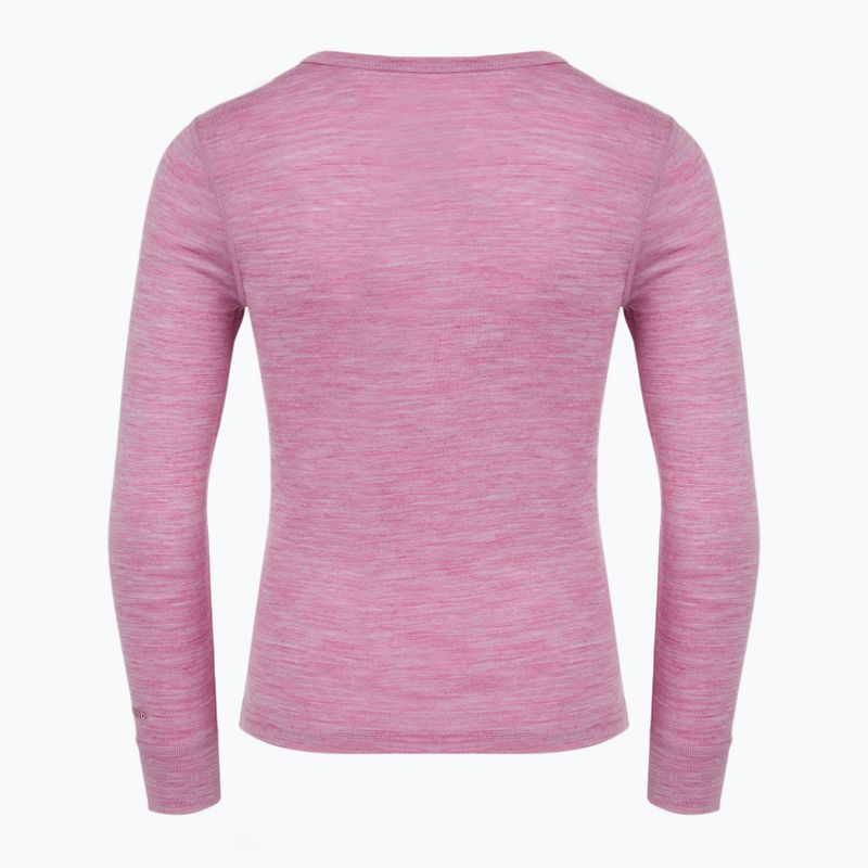 Komplet bielizny termoaktywnej dziecięcej WOOLCANO Merino 100% SET0683 fioletowy 5
