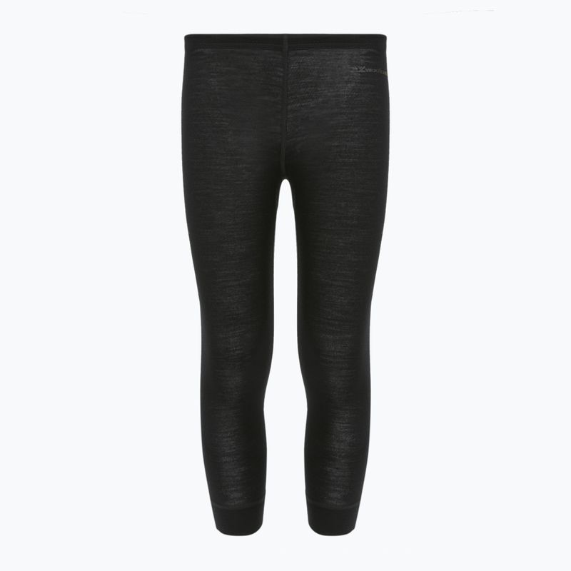 Spodnie termoaktywne dziecięce WOOLCANO Merino 100% PANT0975 czarny 3