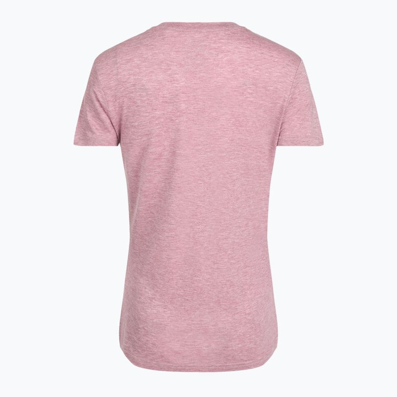 Koszulka termoaktywna damska WOOLCANO Merino TEE0547 fioletowy 2