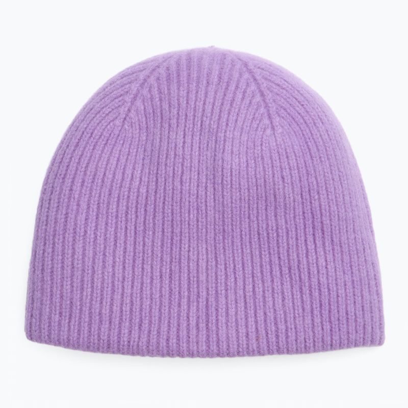 Czapka zimowa dziecięca WOOLCANO Merino 100% HAT0440 fioletowy 4