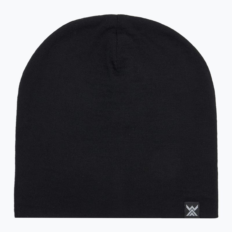 Czapka WOOLCANO MERINO 100% HAT0441 czarny 2