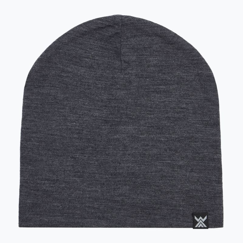 Czapka WOOLCANO MERINO 100% HAT0441 szary 2