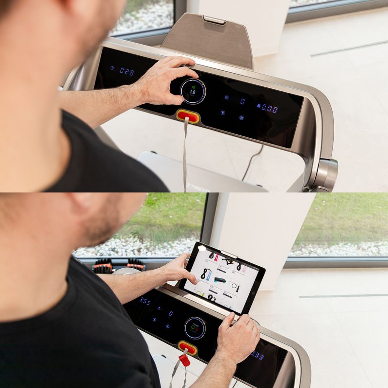 Bieżnia elektryczna TREXO TXO-X250-S srebrny 4
