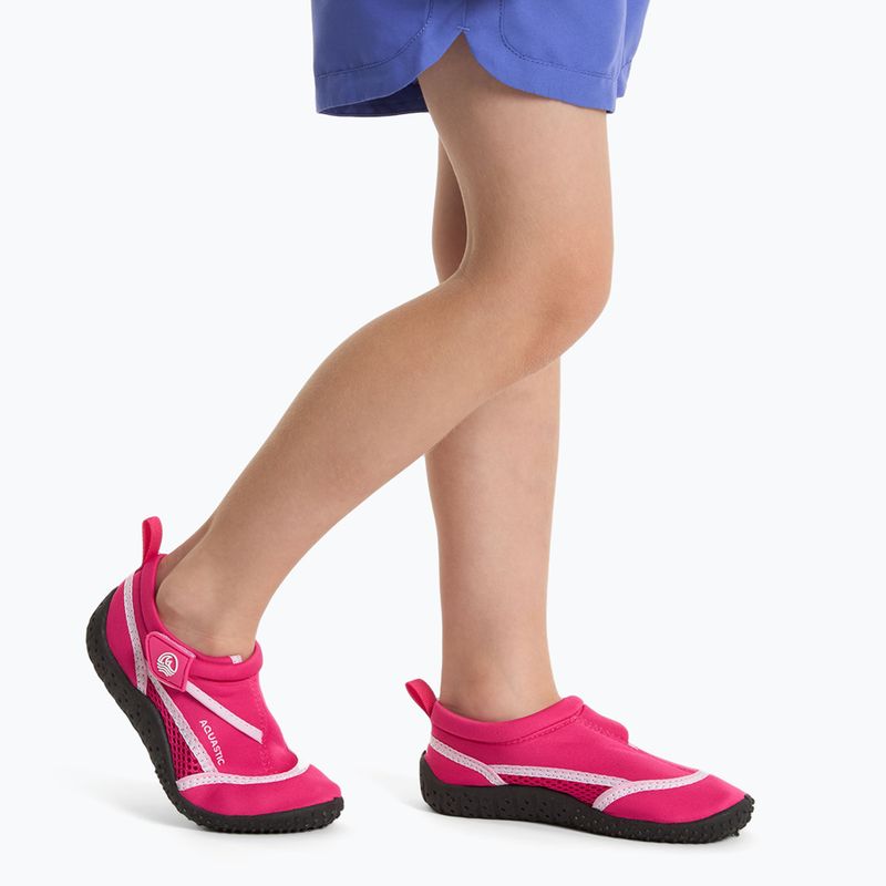 Buty do wody dziecięce AQUASTIC Nino różowy 2