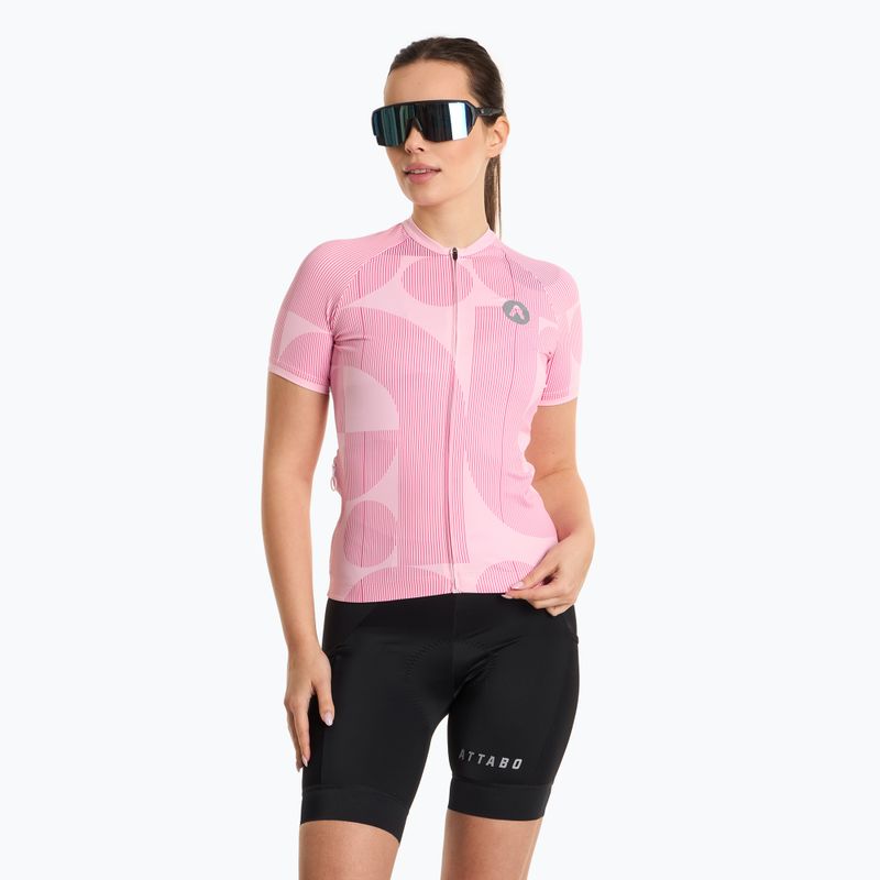 Koszulka rowerowa damska ATTABO Vites WMNS różowy